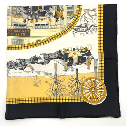 Hermes Carré 90 Bull & Mouth Regents Circus Piccadilly Scarf
