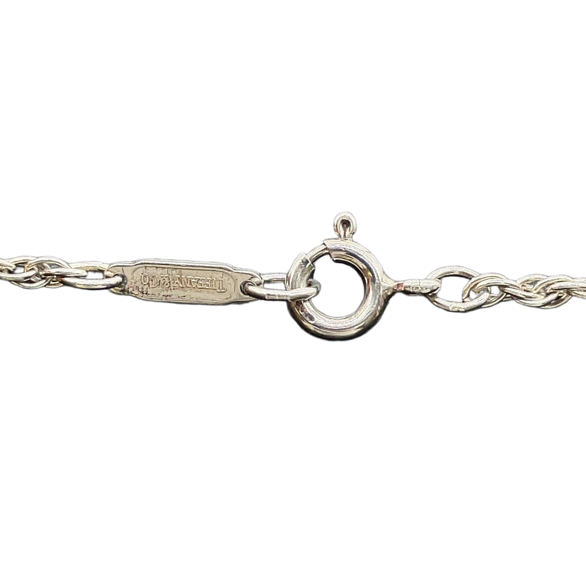 Tiffany & Co. Double Heart Combination Silver 13.48g Necklace
