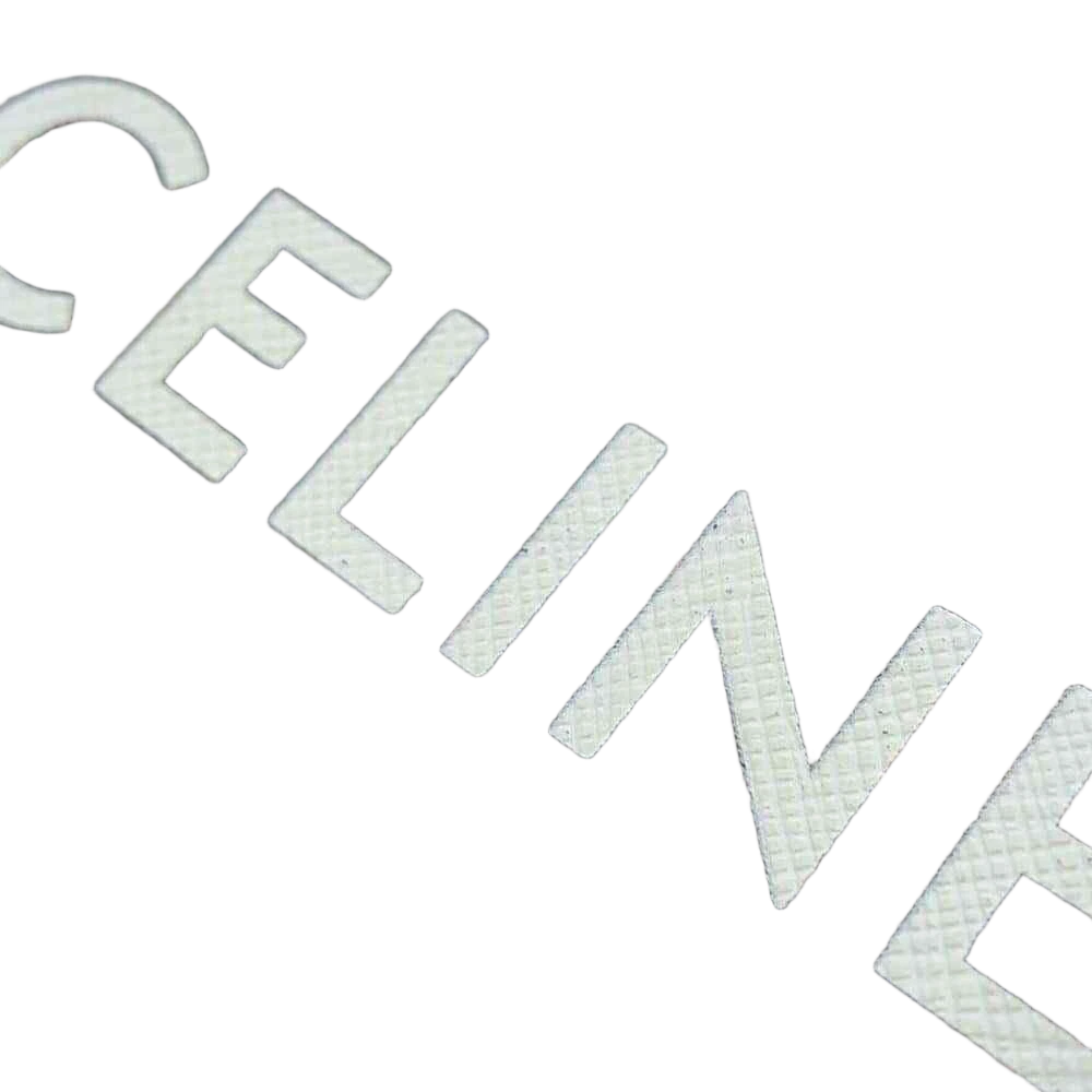 CELINE Triomphe Coin & Card Pouch PVC Coated Canvas Black