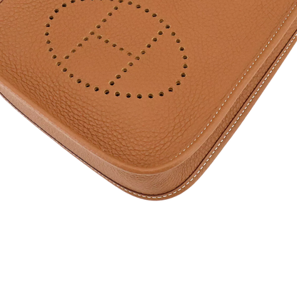 HERMES Everlyne Amazone TPM Shoulder Bag Taurillon Clemence Gold