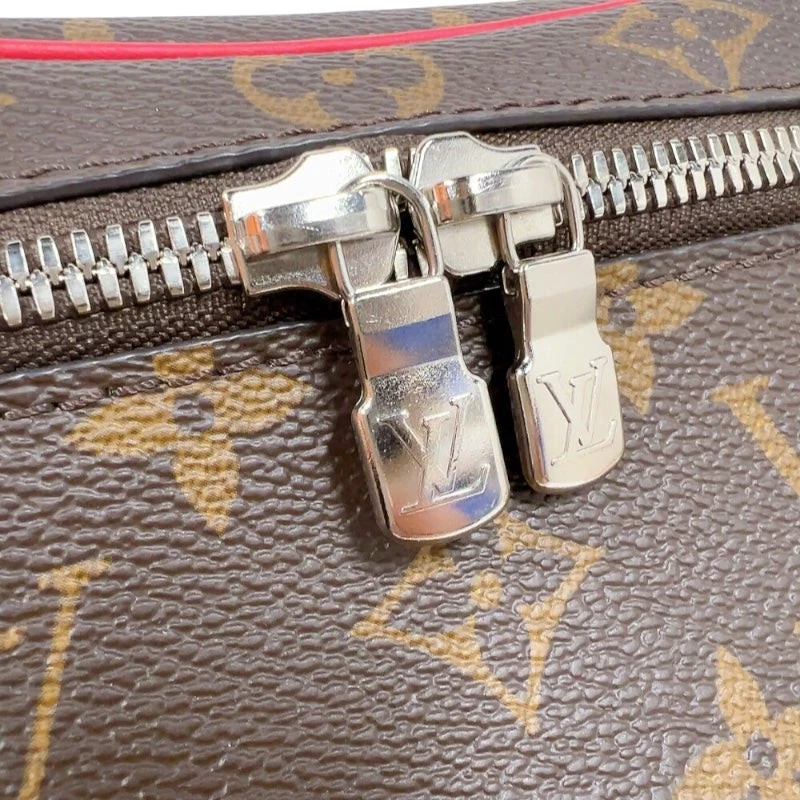 LOUIS VUITTON Nice Mini M46766 Brown Red Monogram Women's