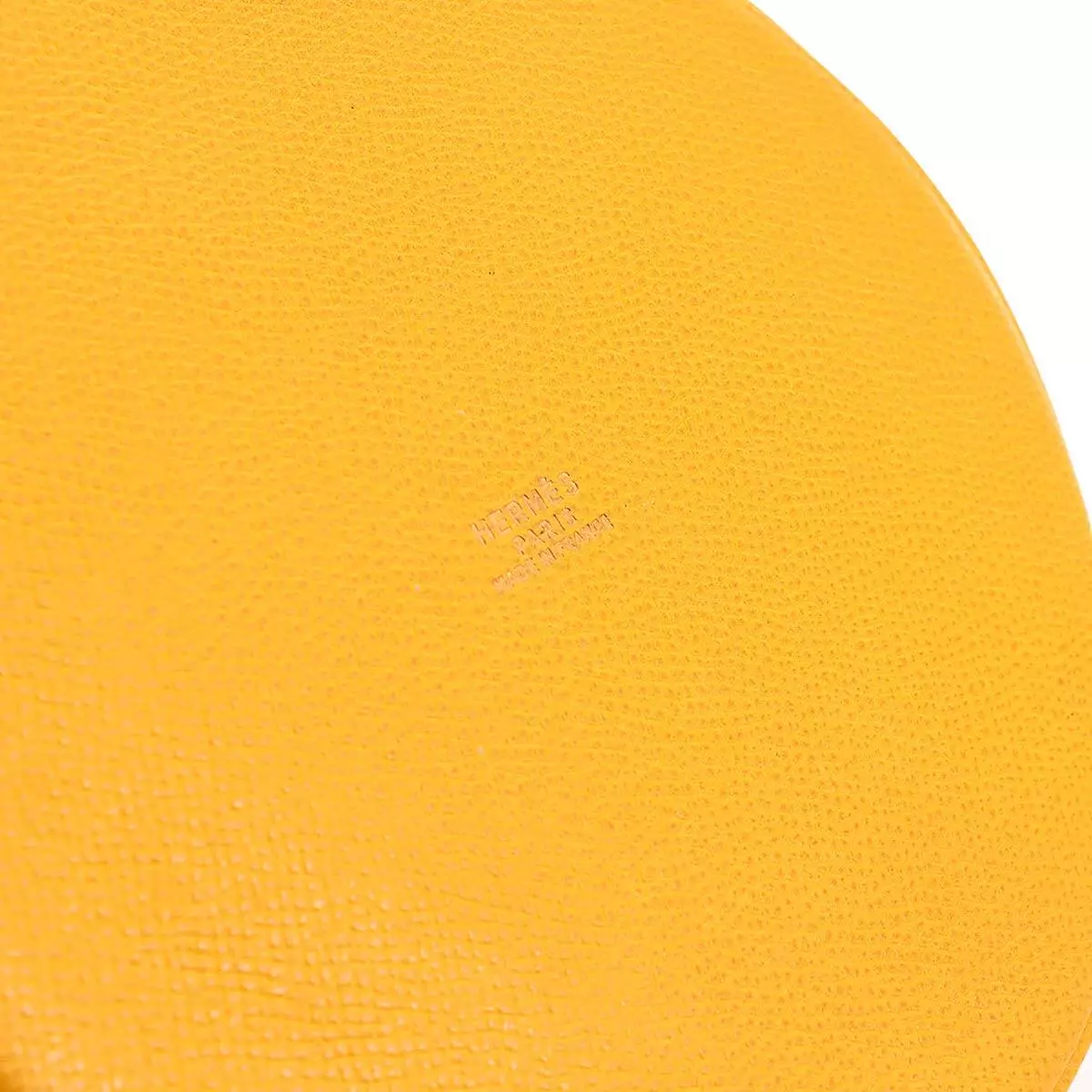 HERMES Mangeoire MM Hand Shoulder Bag Epsom Jaune Purse