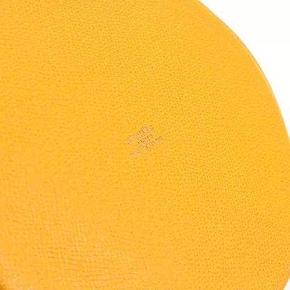 HERMES Mangeoire MM Hand Shoulder Bag Epsom Jaune Purse