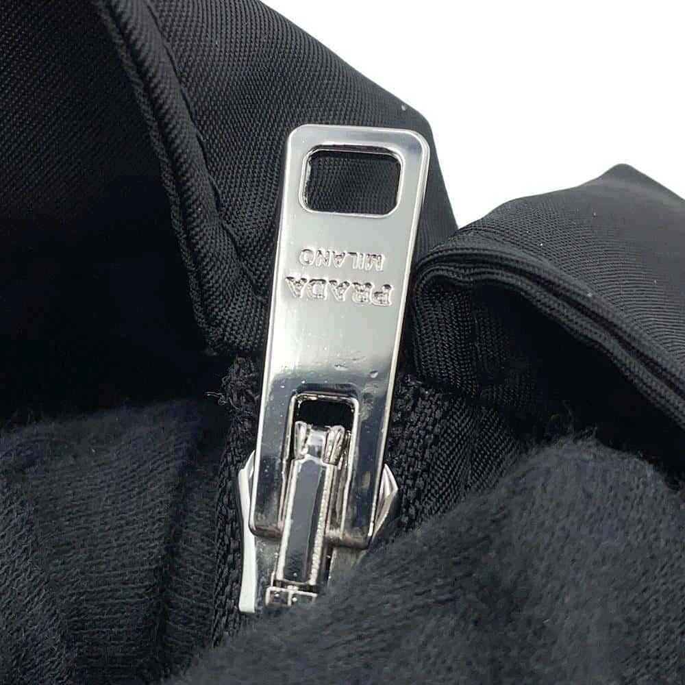 PRADA Re-Nylon Cropped Blouson Jacket Size 36 Nylon 100% Black