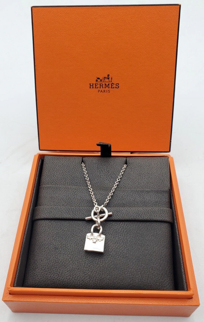 Hermès Amulet Kelly Necklace in 925 Sterling Silver