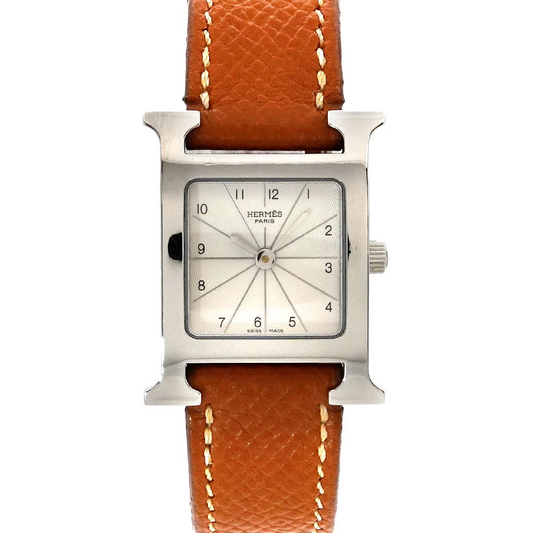 HERMES H Watch HH1.210 Quartz Silver Dial Ladies Watch