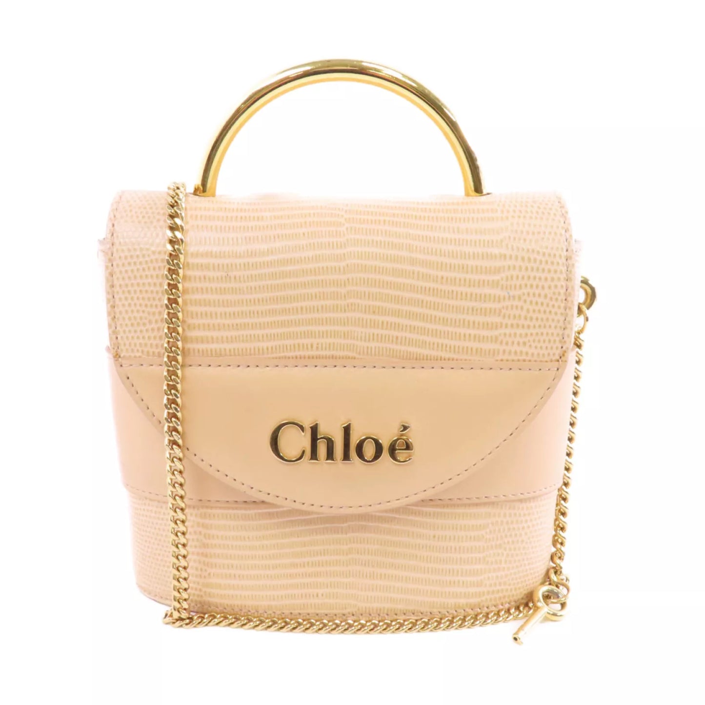 Chloe Aby Lock 2 Way Chain Shoulder Bag