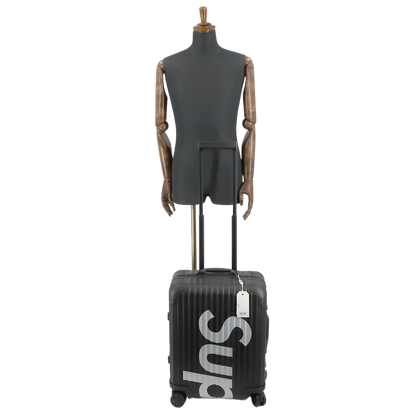 RIMOWA Supreme Topas Multi-wheel 45L Luggage Aluminum Alloy Black