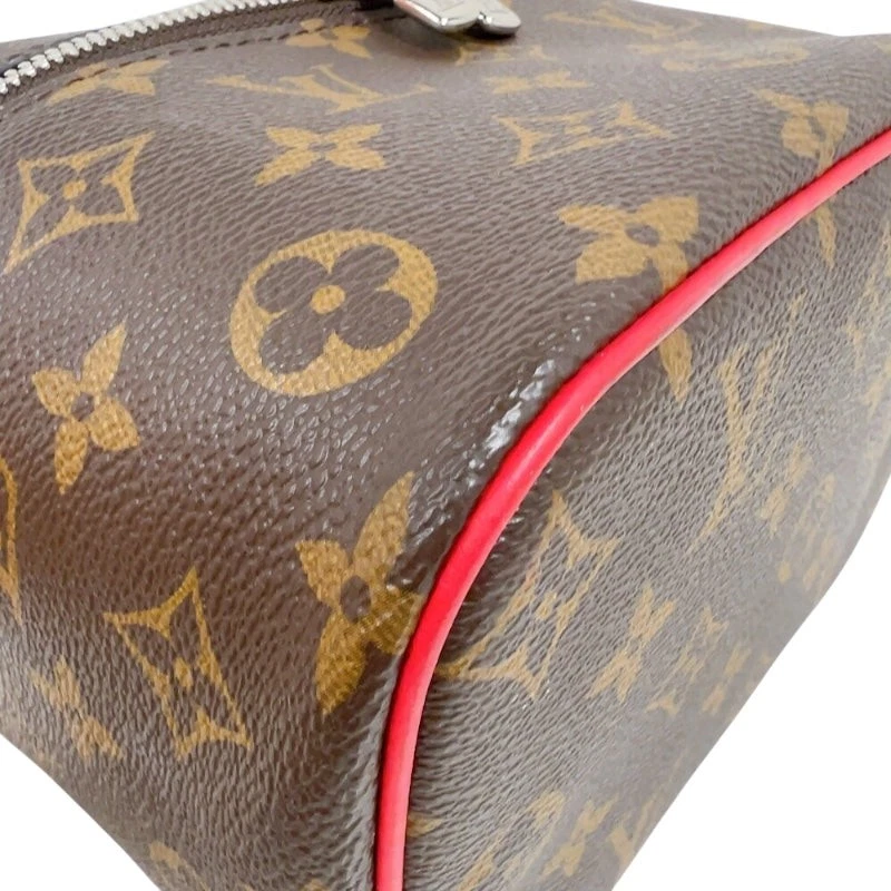 LOUIS VUITTON Nice Mini M46766 Brown Red Monogram Women's