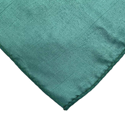 Chanel Coco Mark Green Multicolor Silk Scarf