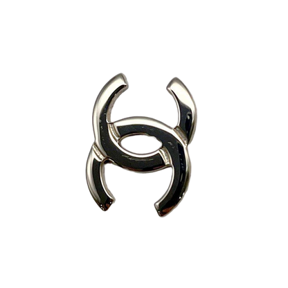 CHANEL L-shaped Zip Coin Purse Calfskin White