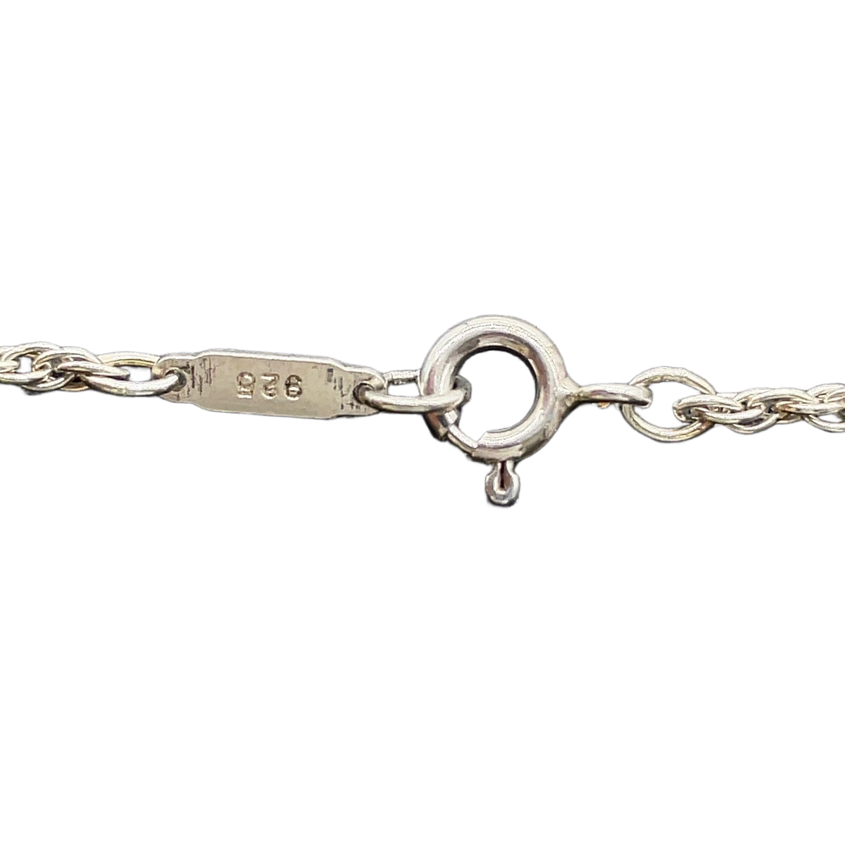 Tiffany & Co. Double Heart Combination Silver 13.48g Necklace