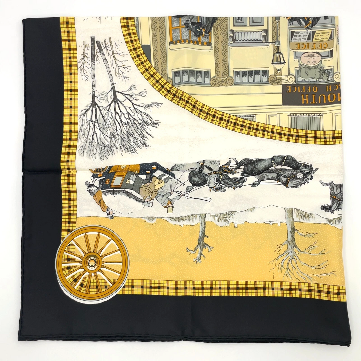 Hermes Carré 90 Bull & Mouth Regents Circus Piccadilly Scarf