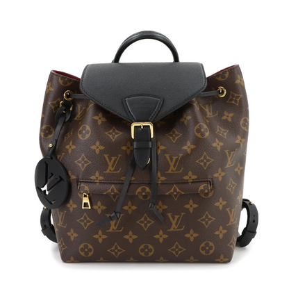 LOUIS VUITTON Monogram Montsouris NM PM Backpack Noir M45515