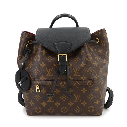 LOUIS VUITTON Monogram Montsouris NM PM Backpack Noir M45515