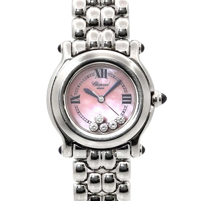 Chopard Happy Sport 278250-23 5P Diamond Pink Shell Dial Watch Women