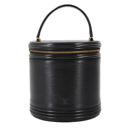 LOUIS VUITTON Epi Cannes Hand Bag Leather Noir Black Purse