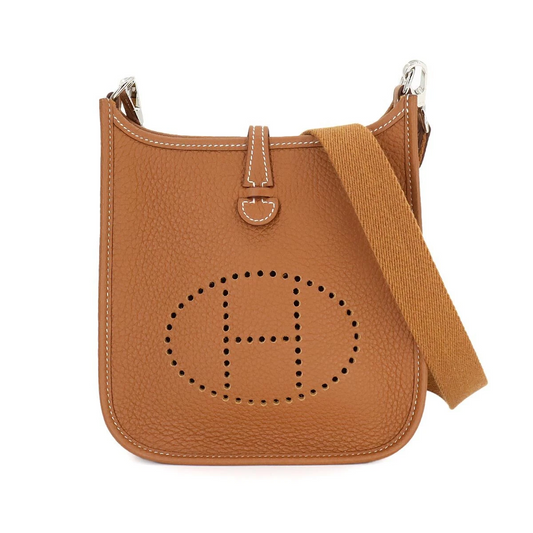 HERMES Everlyne Amazone TPM Shoulder Bag Taurillon Clemence Gold