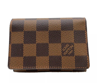 Louis Vuitton Damier Ebene Envelope Carte de Visite With Box