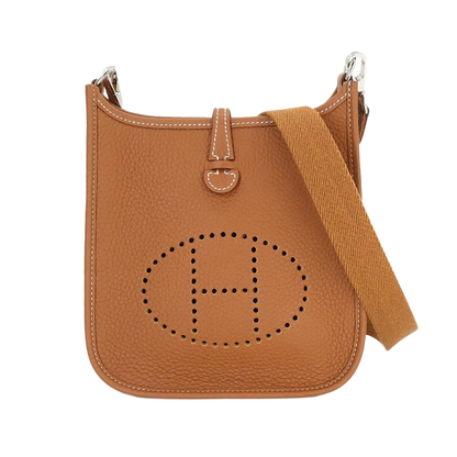 HERMES Everlyne Amazone TPM Shoulder Bag Taurillon Clemence Gold