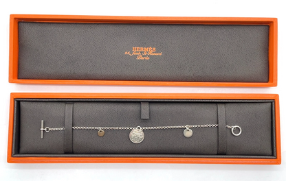 Hermès Ex Libris Breath PM Bracelet in Sterling Silver (SV925)