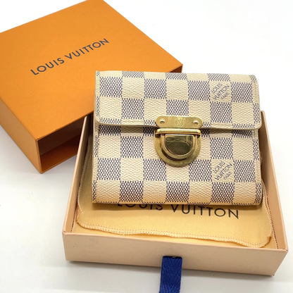 Louis Vuitton Vintage Damier Azur Portefeuille Koala Wallet