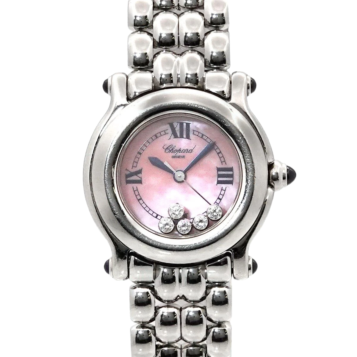 Chopard Happy Sport 278250-23 5P Diamond Pink Shell Dial Watch Women