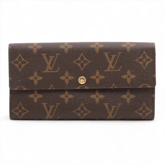 Louis Vuitton Monogram Portefeuille Sarah Long Wallet