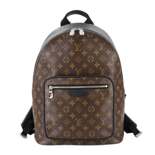 LOUIS VUITTON Monogram Macassar Josh Backpack NV Brown Black