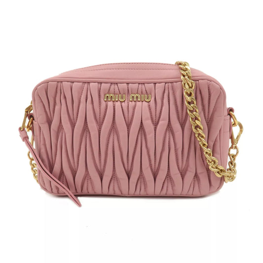 MIU MIU Matelasse Chain Shoulder Bag