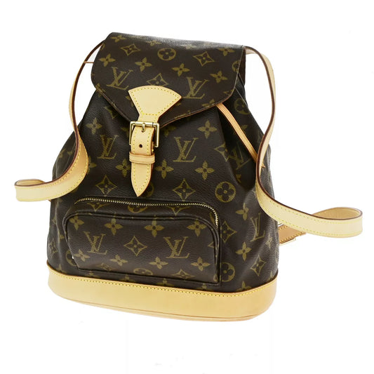 LOUIS VUITTON Montsouris MM Backpack Bag – Brown Monogram Leather