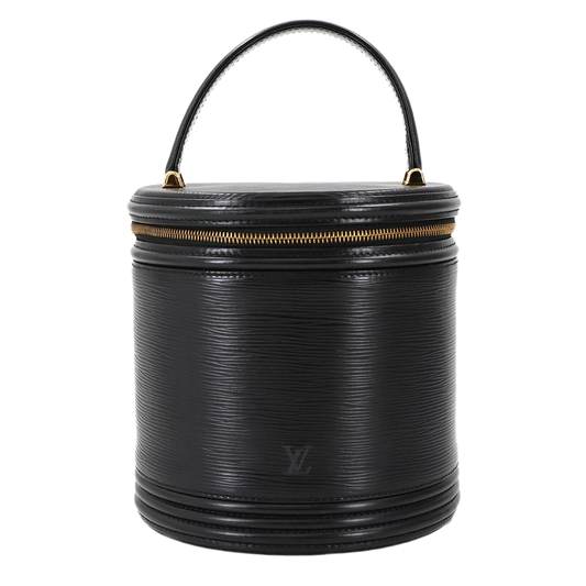 LOUIS VUITTON Epi Cannes Hand Bag Leather Noir Black Purse