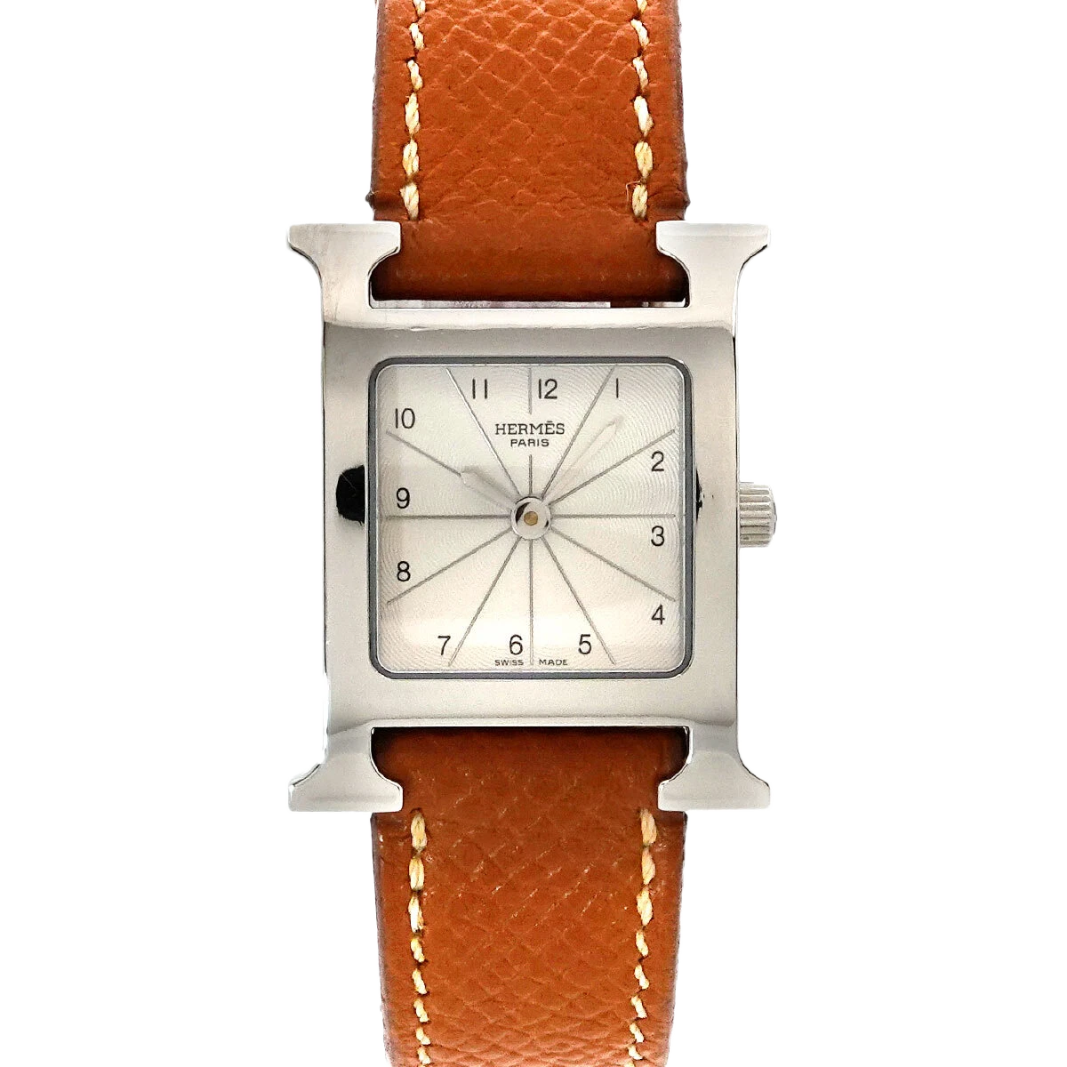HERMES H Watch HH1.210 Quartz Silver Dial Ladies Watch