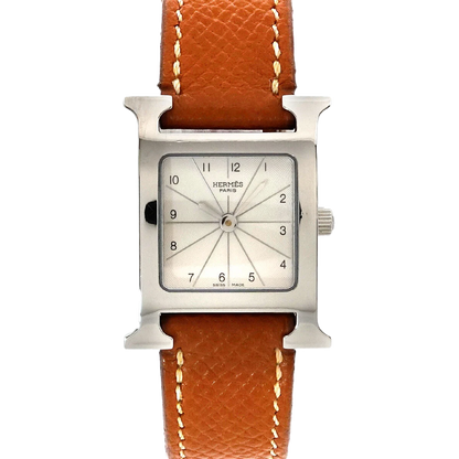 HERMES H Watch HH1.210 Quartz Silver Dial Ladies Watch
