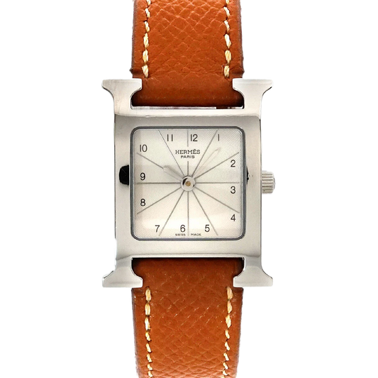 HERMES H Watch HH1.210 Quartz Silver Dial Ladies Watch