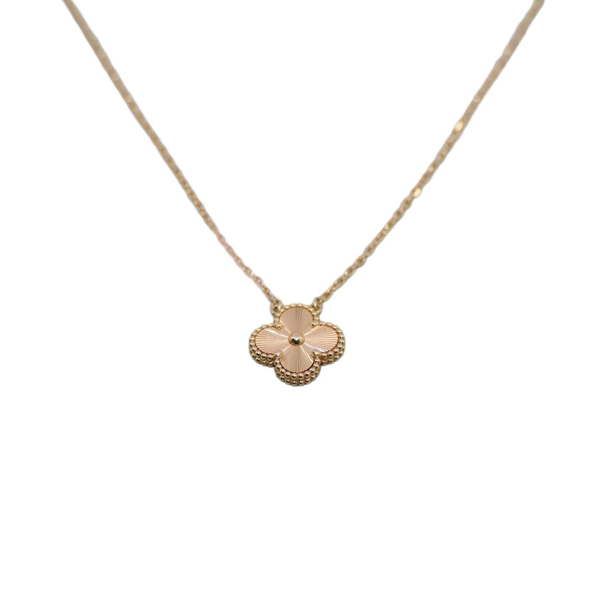 Van Cleef & Arpels Vintage Alhambra 18K Yellow Gold Pendant