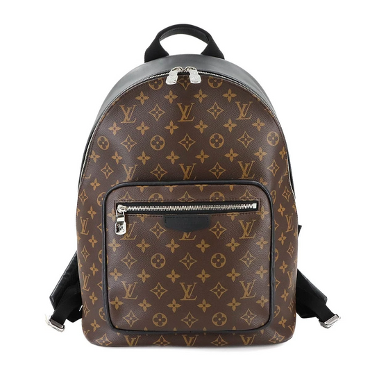 LOUIS VUITTON Monogram Macassar Josh Backpack NV Brown Black