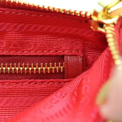 PRADA Logo pouch purse wristlet