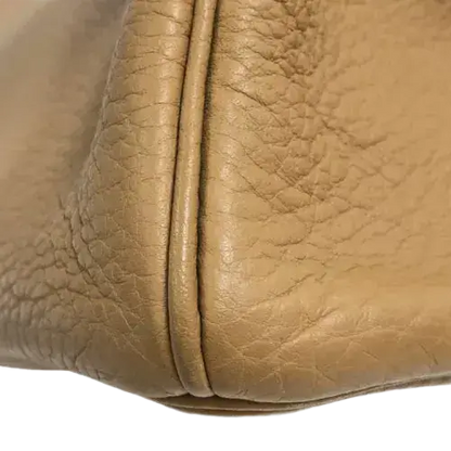 HERMES Birkin 30 Handbag In Tabak Camel Taurillon Clemence Leather