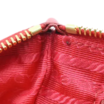 PRADA Logo pouch purse wristlet