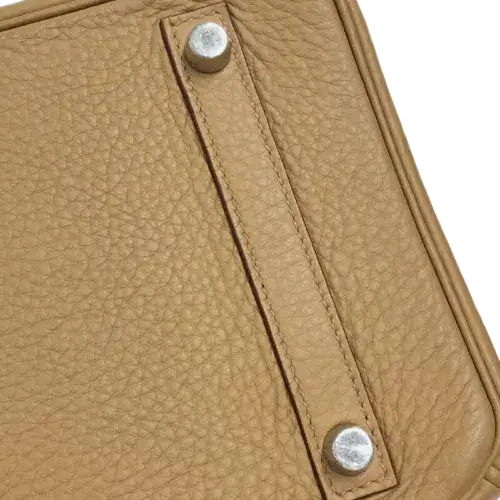 HERMES Birkin 30 Handbag In Tabak Camel Taurillon Clemence Leather