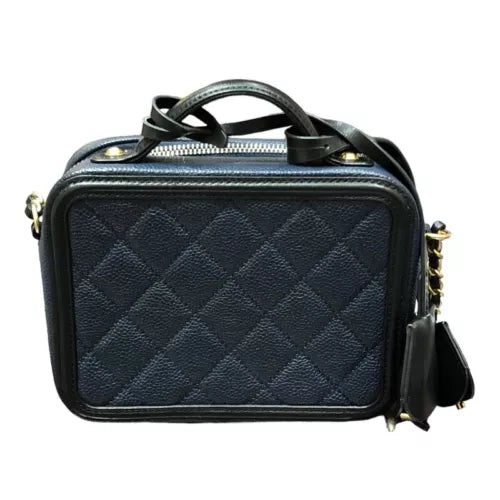 CHANEL CC Filigree Small Vanity Bag Shoulder Bag