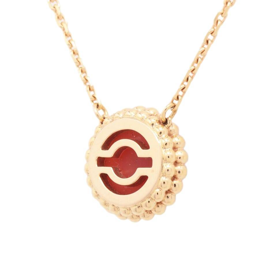 Van Cleef & Arpels Perlée Couleur Carnelian Necklace
