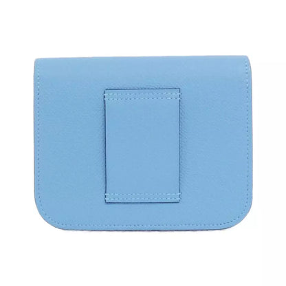 HERMES Constance Slim Wallet – Celeste Palladium