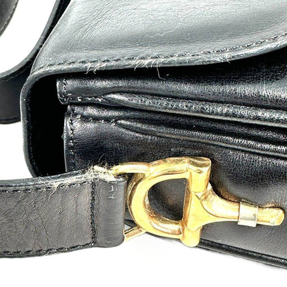 Celine Horse Bit Shoulder Hand Bag Purse Authentic 343