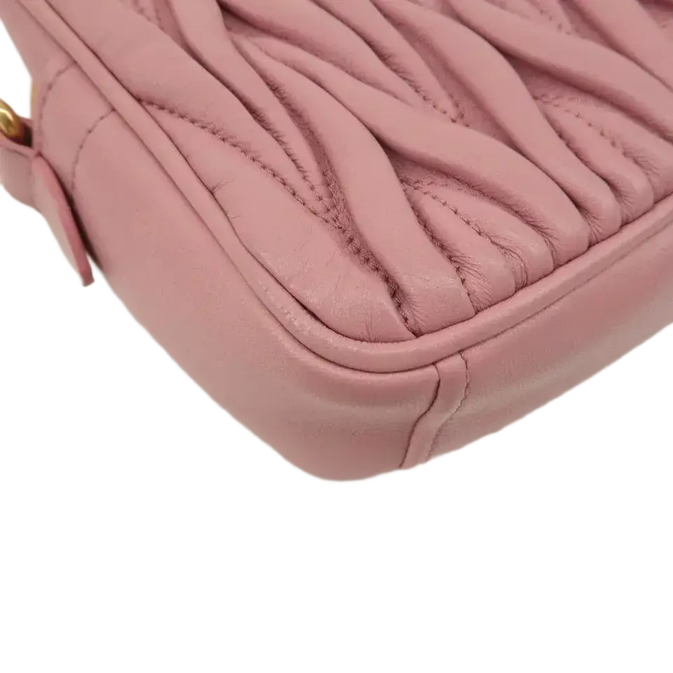 MIU MIU Matelasse Chain Shoulder Bag