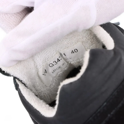 Chanel Coco Mark Fabric Sneakers 40 Ladies' Black