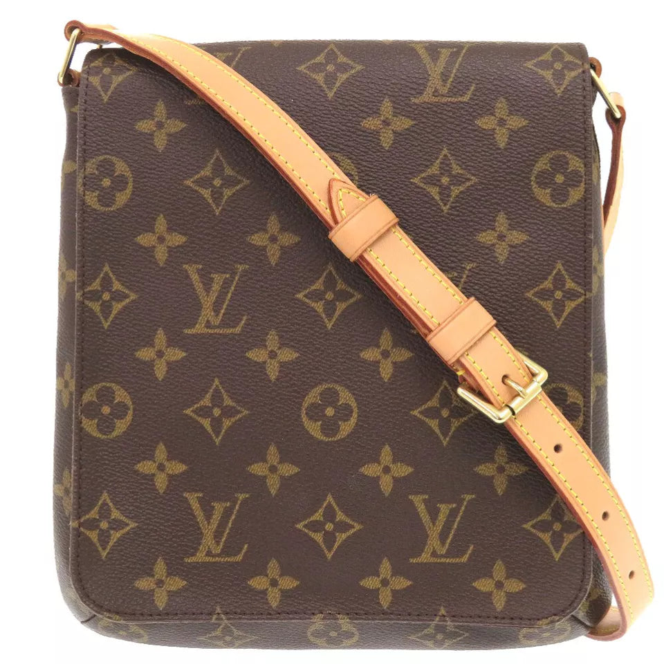 LOUIS VUITTON Monogram Musette Salsa Short Strap Shoulder Bag – Brown