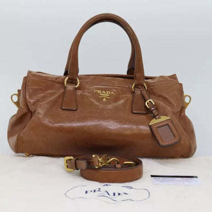 PRADA 2way Leather Handbag