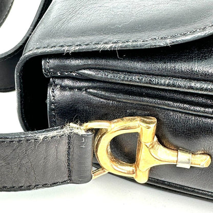 Celine Horse Bit Shoulder Hand Bag Purse Authentic 343